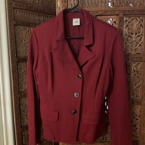 CAbi Women's Burgundy Blazer Jacket